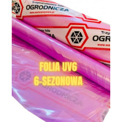 FOLIA OGRODNICZA TUNELOWA UV6 6-sezonowa wymiar 12x33