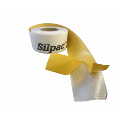 TAŚMA WEWNĘTRZNA PAROIZOLACYJNA 10cm z 25mb  Z KLEJEM na całej powierzchni - do okien zamontowanych