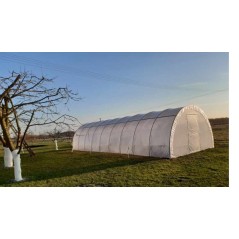 Folia ogrodnicza tunelowa z wgrzanym sznurkiem UV6 wymiar 8m x 6,30mb