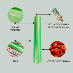 FOLIA OGRODNICZA UV4 4-SEZONOWA 8x6mb data produkcji 2026