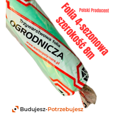 FOLIA OGRODNICZA UV4 4-SEZONOWA 8x10mb data produkcji 2026