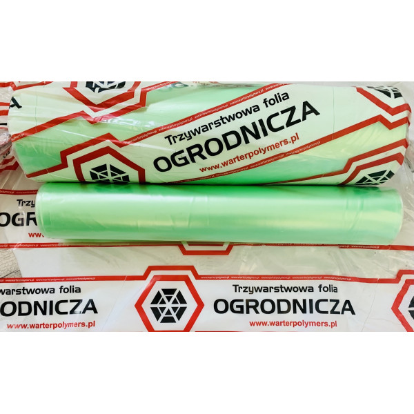 Folia ogrodnicza tunelowa z wgrzanym sznurkiem UV4 wymiar 8m x 10,30mb produkcja 2026